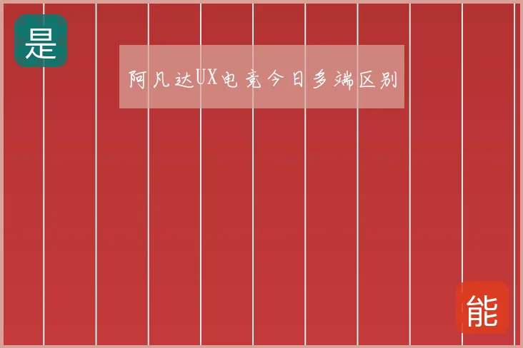 阿凡达UX电竞今日多端区别
